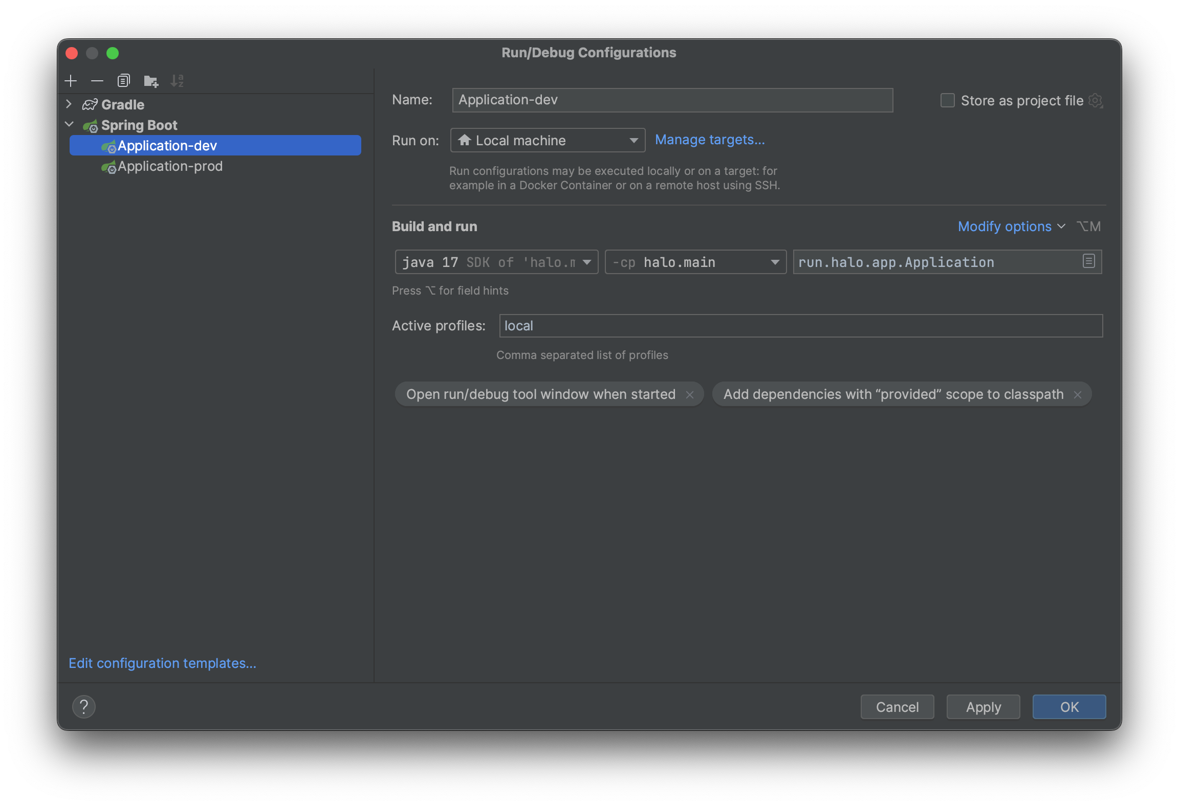 IntelliJ IDEA Profiles